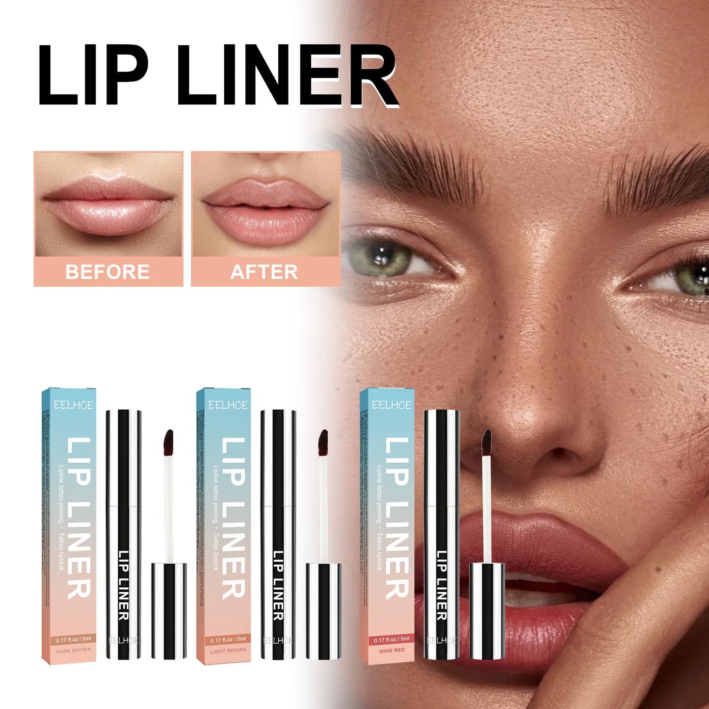 EverStain™ Lip Liner Tattoo Waterproof Long Lasting Matte Velvet Lip Tint 