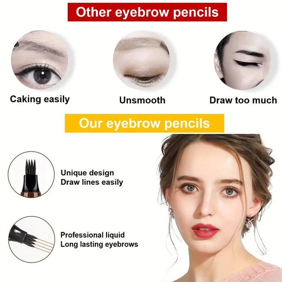 BrowMaster™ 3D Microblading Waterproof Eyebrow Pen