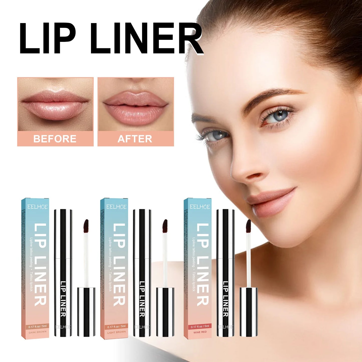 EverStain™ Lip Liner Tattoo Waterproof Long Lasting Matte Velvet Lip Tint 